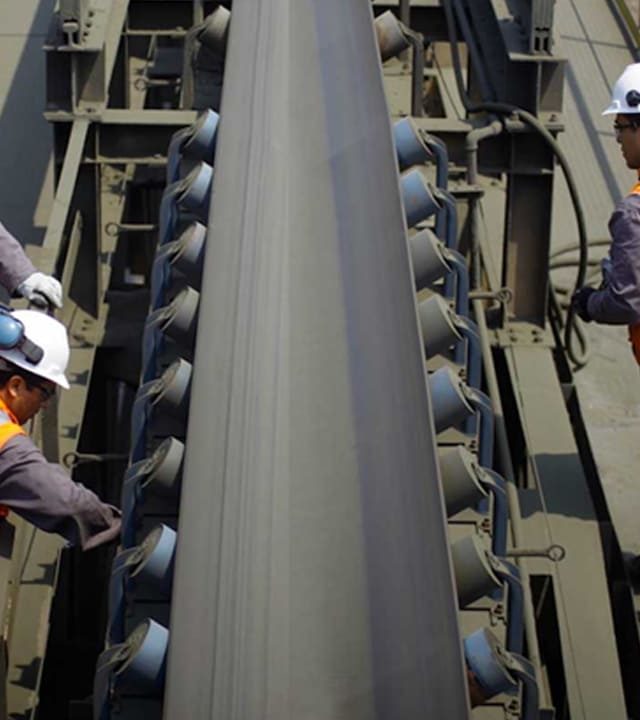 1Inspeção em correia transportadora-em-joinville